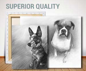 pencil on canvas art sample