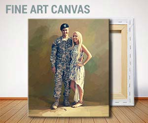 Army Photo to Painting Portrait