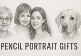 Pencil Portrait Gifts – Transform Photos into Timeless Art