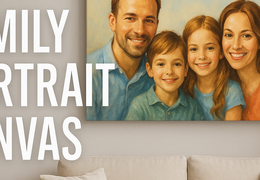 Family Portrait Canvas – Capture Your Loved Ones in Art