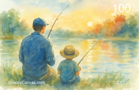 Father's Day Painting Gift Card
