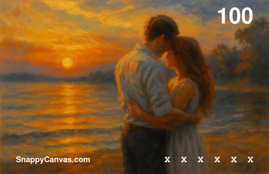Anniversary Gift Card of Painting