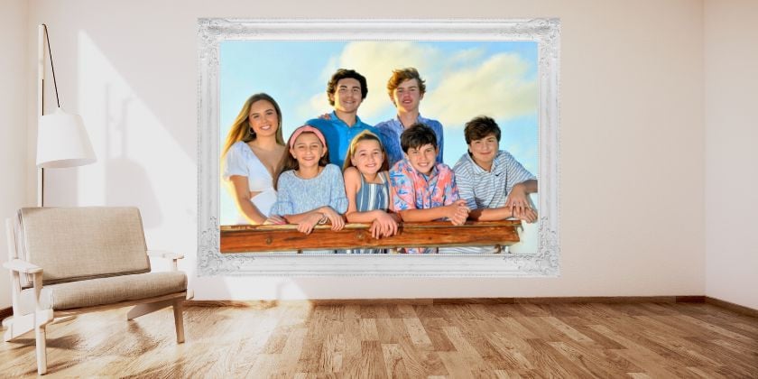 Custom Painting Of Loved Ones - How To Paint A Picture Of Your Loved Ones